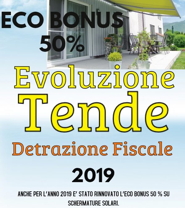 Ecobonus Tende da Sole 2019